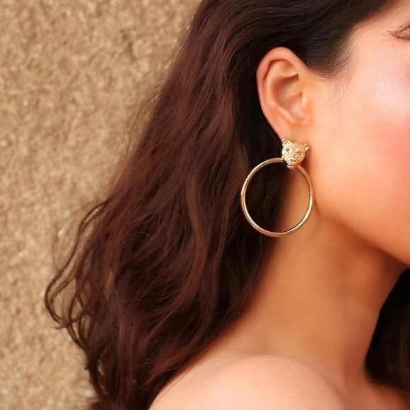 Gold Hoops - Picture 2 of 3